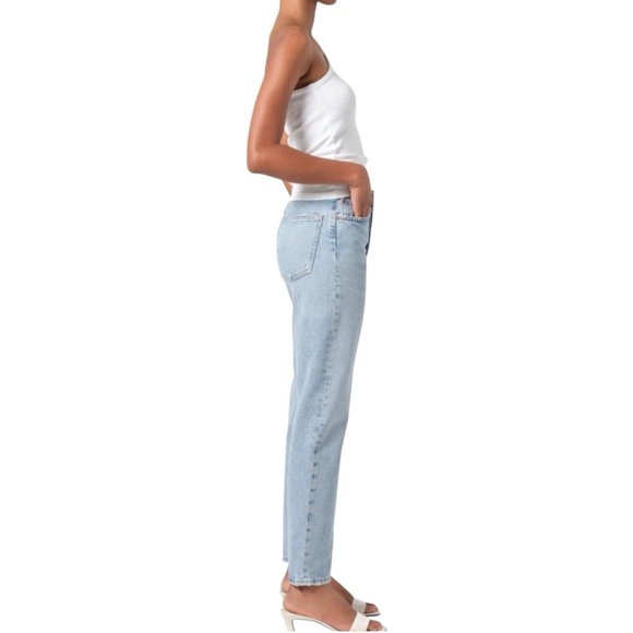 Agolde 90’s Pinch Waist High Rise Straight Jeans - Picture 3 of 9